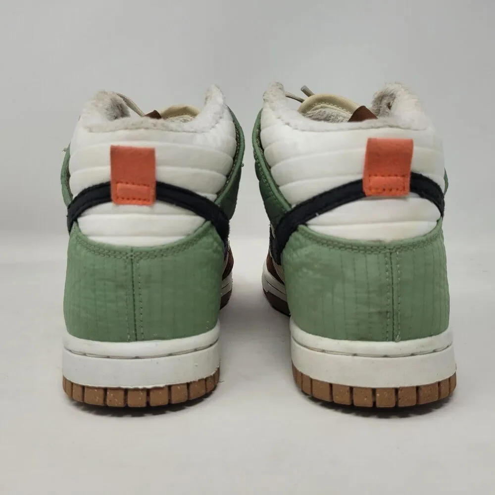 Nike Dunk High LX Next Nature Toasty Womens 6 Summit White Black Green Sneakers - Picture 16 of 16